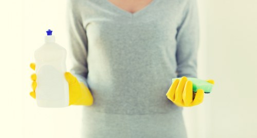 Low-carbon van supporting sustainable cleaning services